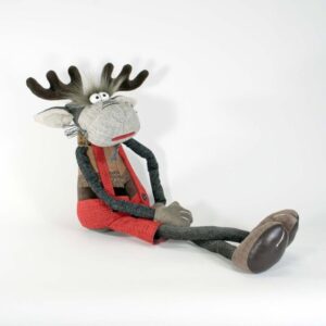 Adīta Vilnas Cepure Bērniem, Sarkana ar Kaķīšiem Adīta vilnas cepure bērniem, sarkana ar kaķīšiem