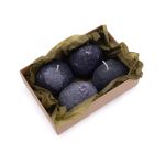 Akmens Sveču Komplekts “Mazais Olītis”, Pelēcīgi Violets, 4 gab