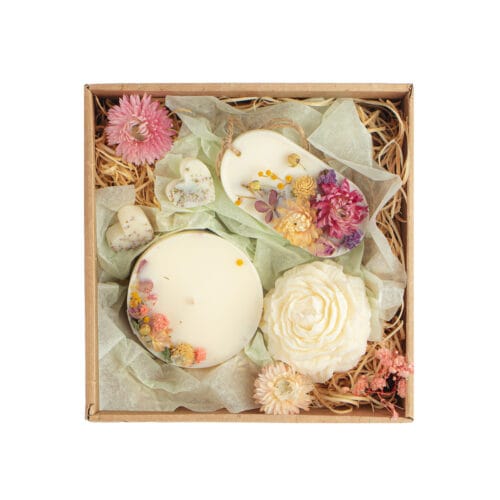 Aroma dāvanu komplekts – sojas vaska sveces un aromatizētāji, citronzāle un ingvers