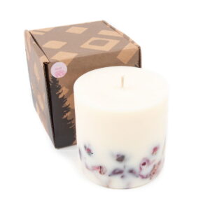 Aromātiskā sojas vaska svece, roze