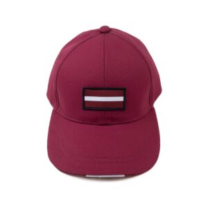 Cepure ar nagu, latvijas karogs, bordo