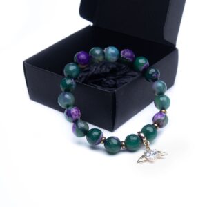 Dabīgā akmens rokassprādze, onikss