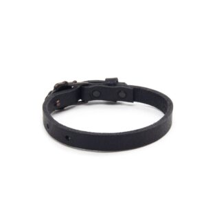 Dabīgās Ādas rokassprādze ar vara krāsas skarabeju