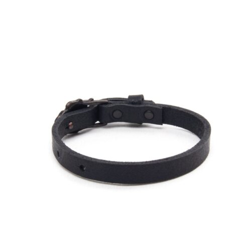 Dabīgās Ādas rokassprādze ar vara krāsas skarabeju