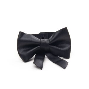 Dabīgās Ādas rokassprādze “elegantā bante”, melna