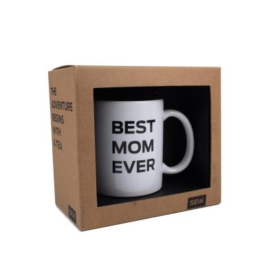 Dizaina krūze "best mom ever", 330 ml