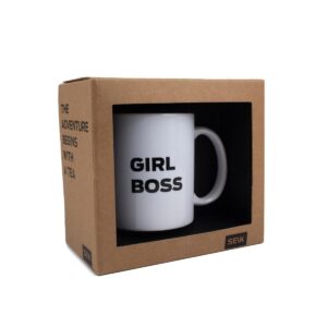 Dizaina krūze "girl boss", 330 ml