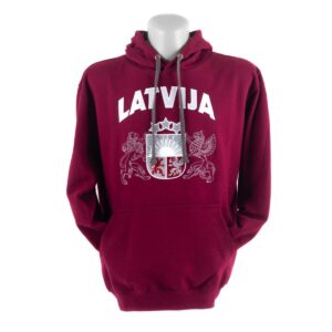 Džemperis ar Kapuci “LATVIJA” ar Ģerboni Džemperis ar kapuci “latvija” ar Ģerboni