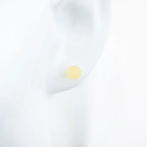 Dzintara auskari “bumbiņas"