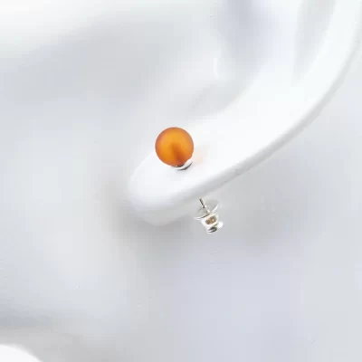 Dzintara Auskari “Bumbiņas” Dzintara auskari “bumbiņas"