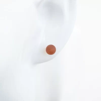 Dzintara auskari “bumbiņas"