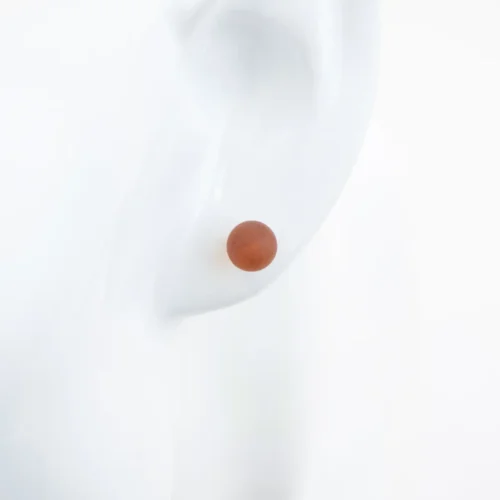 Dzintara auskari “bumbiņas"