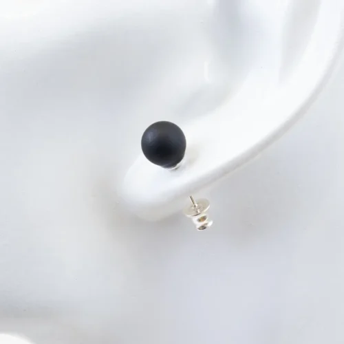 Dzintara auskari “bumbiņas"