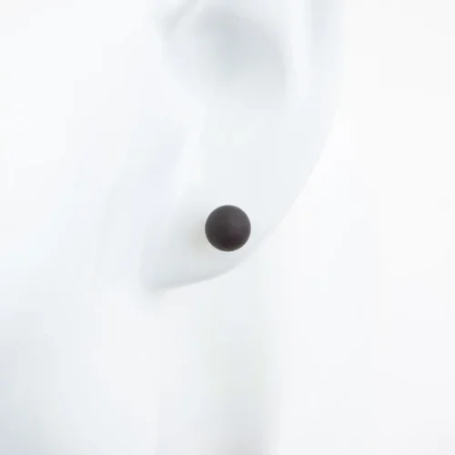 Dzintara auskari “bumbiņas"