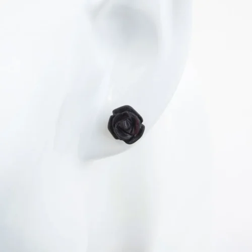 Dzintara auskari “roze"