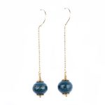 Gari Papīra Auskari Ķēdītē