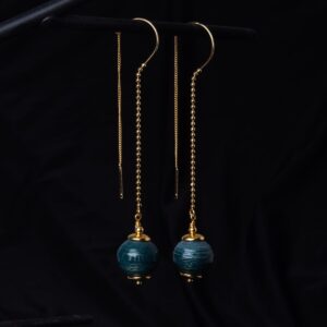 Gari Papīra Auskari Ķēdītē Gari papīra auskari Ķēdītē