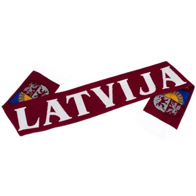 Hokeja fanu Šalle latvija ar Ģerboni, bordo