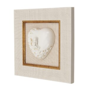 Ierāmēts Keramikas Sienas Dekors “Katram Sirdī Eņģelis”, 19×19 cm Ierāmēts keramikas sienas dekors “katram sirdī eņģelis”, 19x19 cm