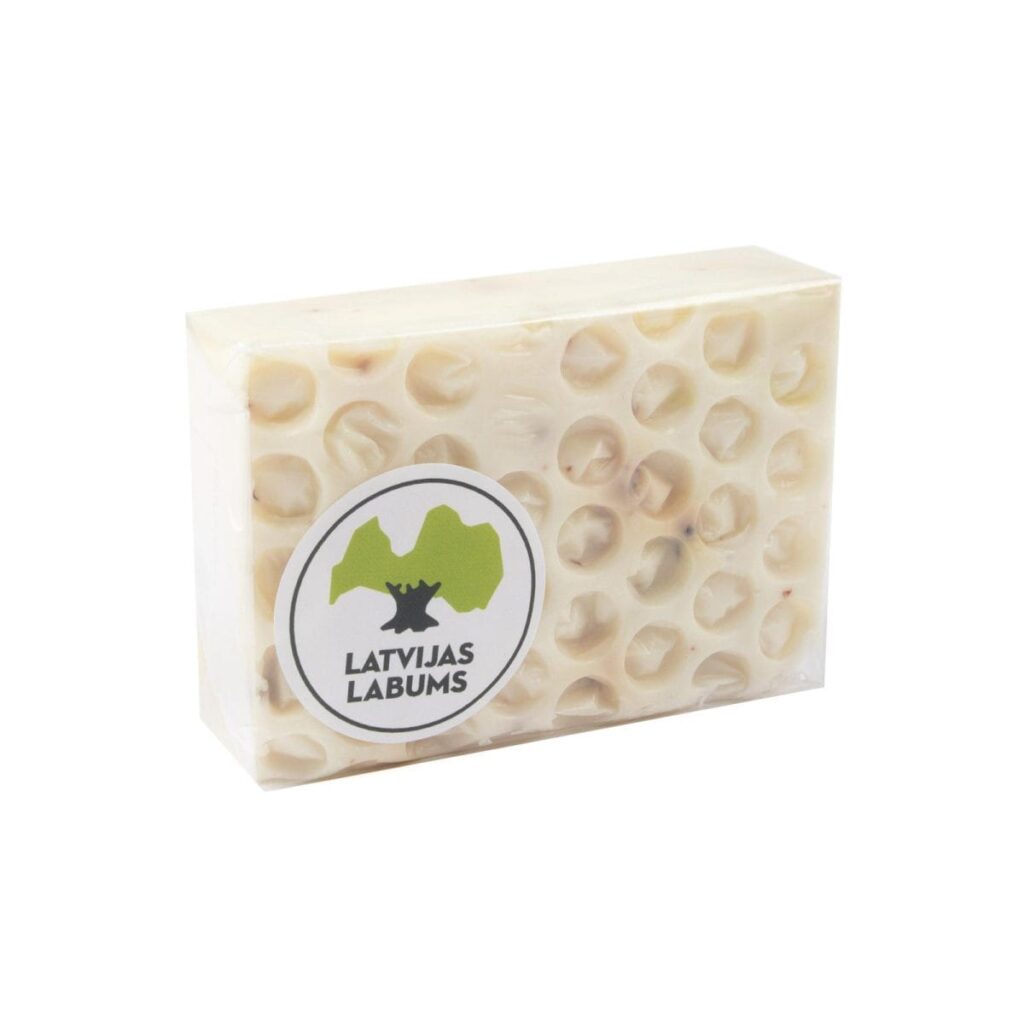 Kazas piena ziepes “liepu ziedu medus”, viens gabals