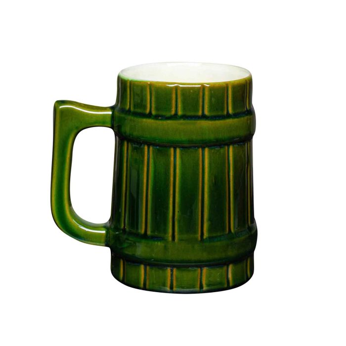 Keramikas alus kauss - muciņa, zaļa, 750 ml