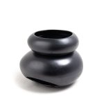 Keramikas Aroma Lampa, Melna, 11 cm