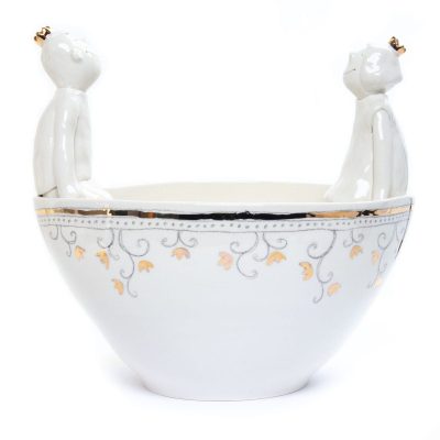 Keramikas Bļoda “Princis un Princese”, 22 cm Keramikas bļoda "princis un princese", 22 cm
