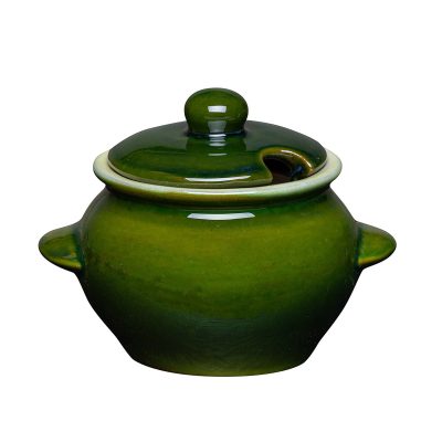 Keramikas cukurtrauks, zaļš, 0.3 l