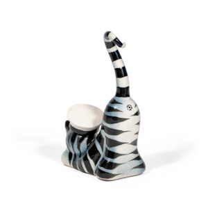 Keramikas figūra – kaķis ar cepuri, 15 cm