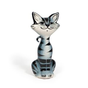 Keramikas figūra - stāvošs kaķis 20 cm