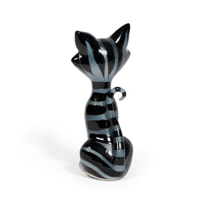 Keramikas Figūra – Stāvošs Kaķis 20 cm Keramikas figūra - stāvošs kaķis 20 cm