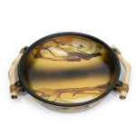 Keramikas Paplāte ar Koka Rokturiem, ⌀ 26 cm