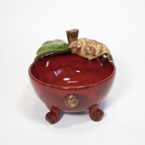 Keramikas trauks, Ābolītis, sarkans, 15 cm