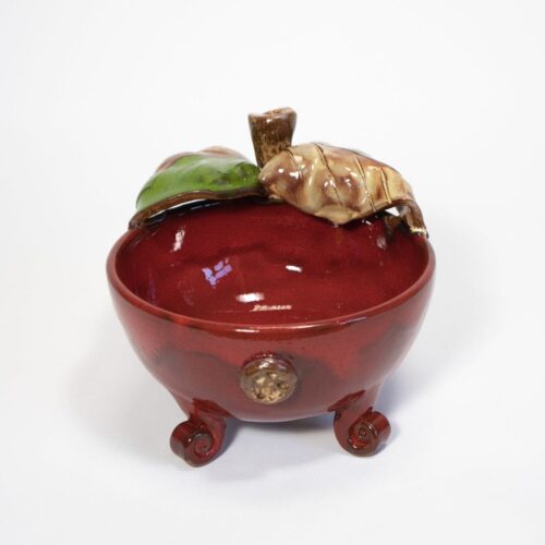 Keramikas trauks, Ābolītis, sarkans, 15 cm