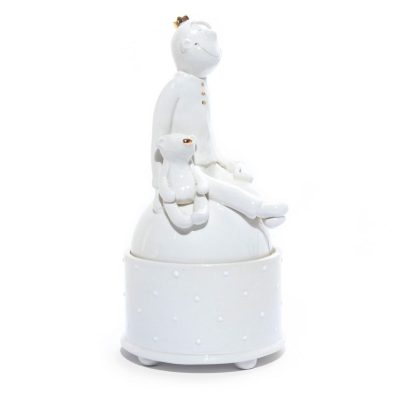 Keramikas trauks ar vāciņu "princis ar lācīti", ⌀ 9.5 cm