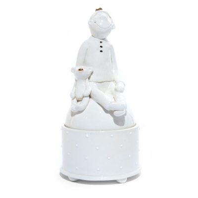 Keramikas Trauks ar Vāciņu “Princis ar Lācīti”, ⌀ 9.5 cm Keramikas trauks ar vāciņu "princis ar lācīti", ⌀ 9.5 cm