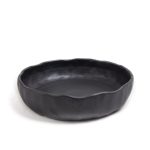 Keramikas Trauks Augļiem, Melns, ⌀22 cm