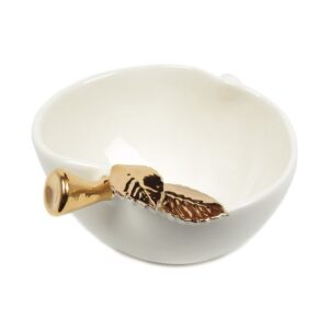 Keramikas trauks “baltais Ābolītis”, ⌀ 16 cm