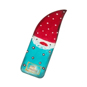 Koka grāmatzīme - rūķis sarkanā cepurē "cozy reading"