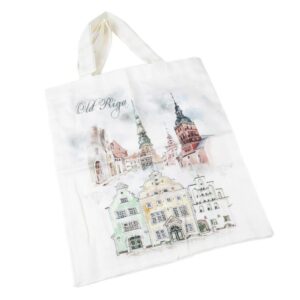 Kokvilnas taša “vecrīga”, 34x39 cm