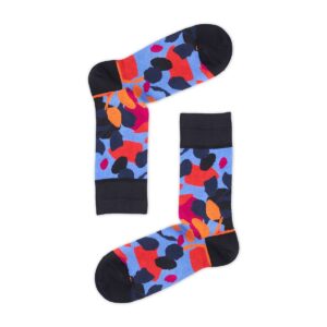 Kokvilnas zeķes - leaves