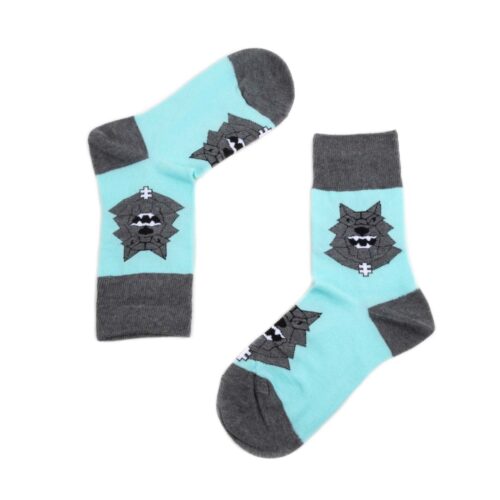 Kokvilnas zeķes – vilks