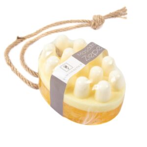 Masāžas ziepes pirtij "bergamots", ar lufu