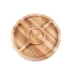 Masīvkoka Uzkodu Trauks, Apaļš, ⌀ 29 cm