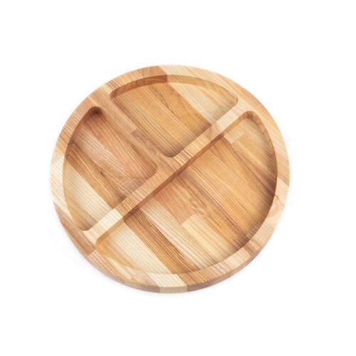 Masīvkoka uzkodu trauks, apaļš, ⌀ 29 cm