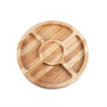 Masīvkoka Uzkodu Trauks, Apaļš, ⌀ 29 cm