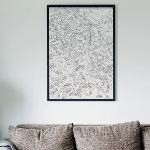 Milzu Krāsojamais Plakāts “Transports”, 100 x 70 cm Milzu krāsojamais plakāts “transports”, 100 x 70 cm