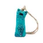 Miniatūra Figūra – Kaķis, Tumša Tirkīza