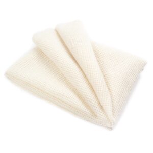 Mohēras un merino vilnas sedziņa mazuļiem, gaiši bēša, 100x140 cm