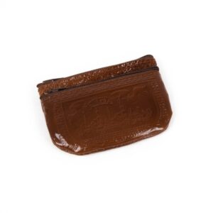 Naudas maciņš no dabīgās Ādas - rīga, 8.5x11 cm